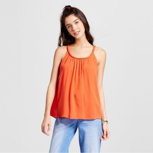 🧡NWT Mossimo orange braided tank top 🧡